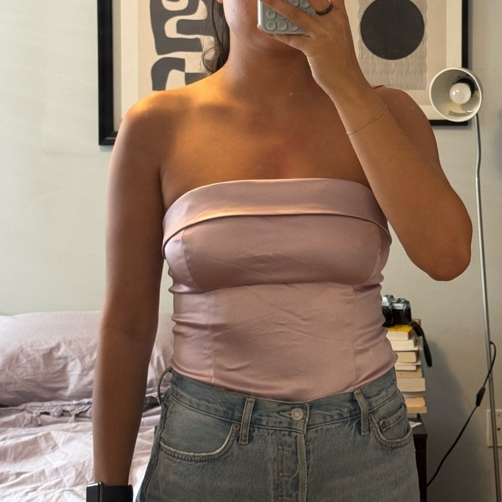 Sunday Best Lilac Strapless Tube top